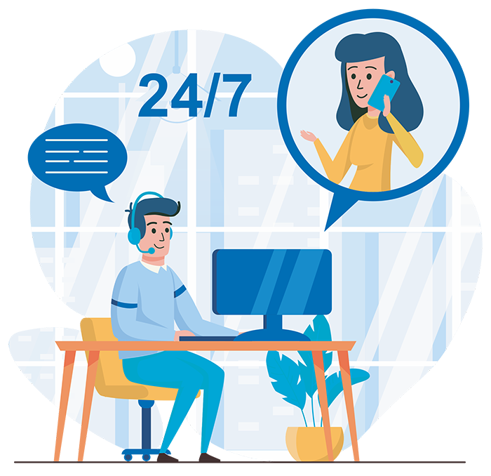 24/7 Live Specialists to Engage Your Visitors